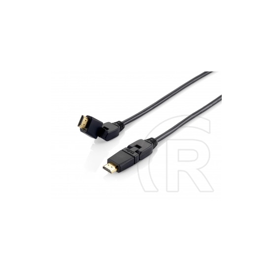 Equip HDMI - HDMI kábel (1.4, 2 m, forgatható csatlkakozó)