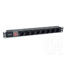 Equip PDU (C14, 19", 1U, 8xSchuko, kapcsoló, 1,8 m)