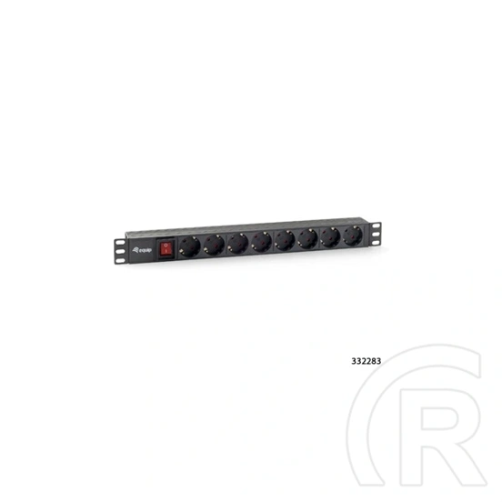 Equip PDU (CEE 7/7, 19", 1U, 8xSchuko, kapcsoló, 1,8 m)