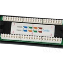 Equip Patch panel (24 port, Cat5e, 1U, árnyékolatlan, fekete)