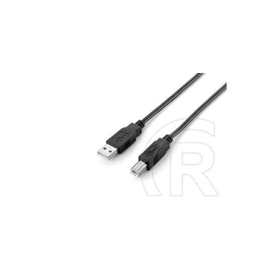 Equip USB 2.0 kábel (A-B, 1 m, fekete)