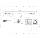 Equip UTP CAT6 patch kábel 3 m (bézs)