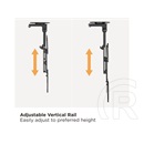 Equip mennyezeti konzol (23"-55", dönthető, Max.: 20 kg, VESA 400, fekete)
