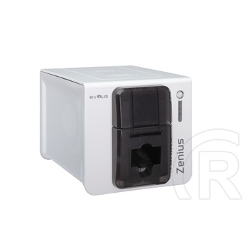 Evolis Zenius Classic egyoldalas kártyanyomtató (USB, fehér-barna)