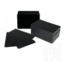 Evolis üres PVC kártya (0,76 mm vastag, matt fekete, 100 db / csomag)