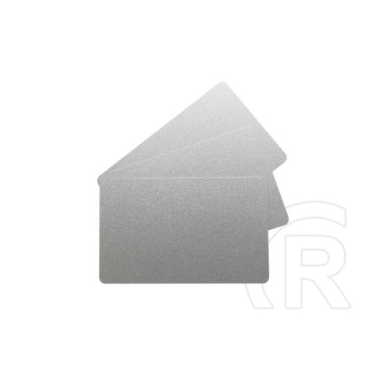 Evolis üres PVC kártya (0,76 mm vastag, ezüst, 100 db / csomag)