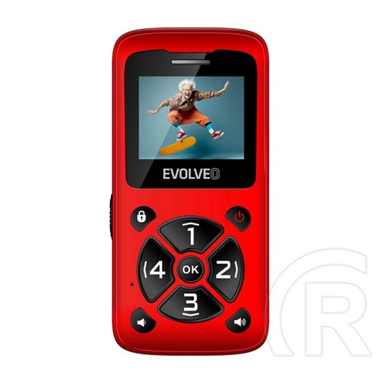 Evolveo EP-400 EasyPhone ID evolveo ep-400 easyphone id mobiltelefon piros