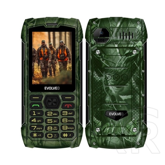 Evolveo Strongphone H1 evolveo strongphone h1 mobiltelefon (dualsim, terep minta) sötétzöld