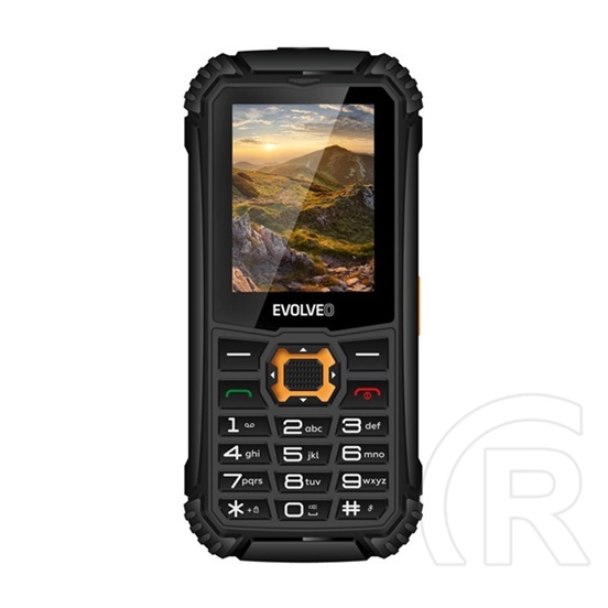 Evolveo Strongphone Q1 strongphone q1 mobiltelefon (dualsim) fekete/narancssárga