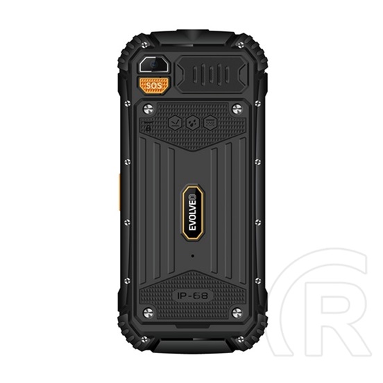 Evolveo Strongphone Q1 strongphone q1 mobiltelefon (dualsim) fekete/narancssárga