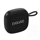 Evolveo topsound bluetooth hangszóró (v5.3, 1200mah belső akku, fm rádió, led jelzés, ipx7) fekete