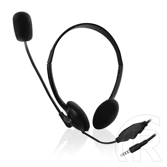 Ewent EW3567 chat headset (fekete)