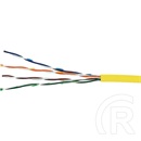 Excel UTP CAT5e patch kábel (305 m, 24 AWG, PVC köpeny, sárga)