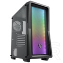 FSP CMT212A RGB (ATX, ablakos, fekete)