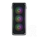 FSP CUT593P (táp nélküli, ATX, ablakos, Mid Tower, fekete) + cable management