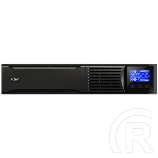 FSP Champ 2000VA Rack szünetmentes tápegység (1800W, LCD, menedzselhető, USB 2.0, soros port, 3x CEE7 aljzat)