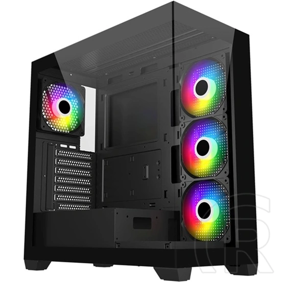 FSP M340-BA (midi torony, ATX, ablakos, fehér)