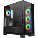 FSP M540 (midi torony, ATX, ablakos, fekete)