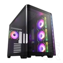 FSP M580-BA (midi torony, ablakos, ATX, fekete)