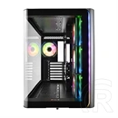 FSP M580-BA (midi torony, ablakos, ATX, fekete)