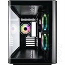 FSP S380 (midi torony, ATX, ablakos, fekete)