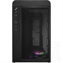FSP S380 (midi torony, ATX, ablakos, fekete)