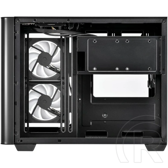 FSP S380 (midi torony, ATX, ablakos, fekete)