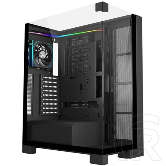 FSP Ultra U691-BP (ATX torony, előlapi csatlakozók: USB 3.0 x2, USB Type-C, HD Audio, 120 mm ventilátor, ARGB)