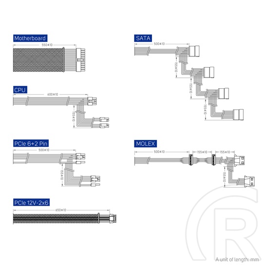 FSP VITA GD 750 tápegység (750W, 80+ Gold, ATX)