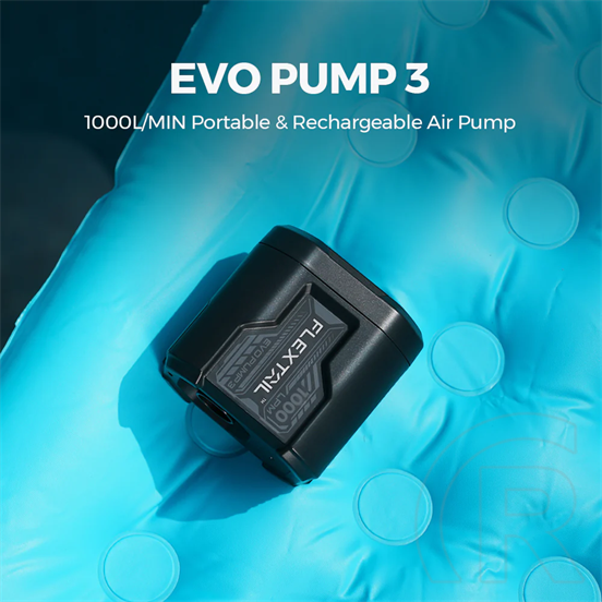 Flextail Evo Pump 3 Hordozható elektromos pumpa (1300mAh, 1000L/perc)