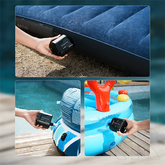 Flextail Evo Pump 3 Hordozható elektromos pumpa (1300mAh, 1000L/perc)