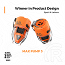 Flextail MAX Pump 3 Hordozható elektromos pumpa LED lámpával (7,215Wh, 500L/perc, narancssárga)