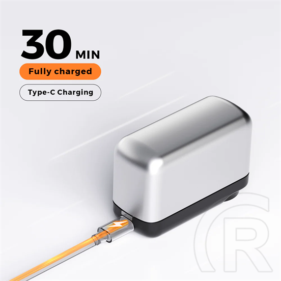 Flextail Tiny Bike Pump Pro Hordozható elektromos kerékpárpumpa LED kijelzővel (450mAh, 120 PSI)
