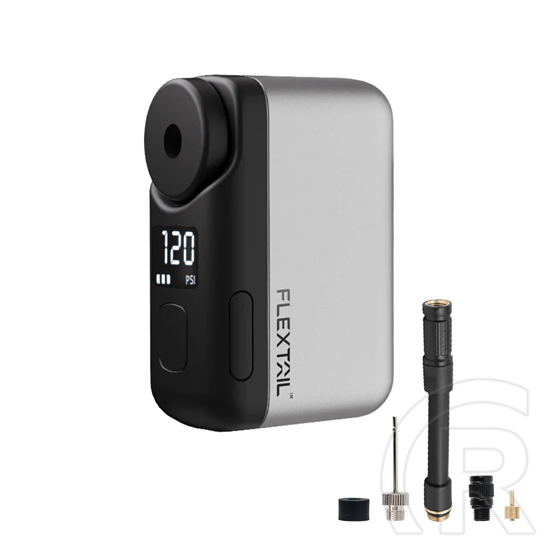 Flextail Tiny Bike Pump Pro Hordozható elektromos kerékpárpumpa LED kijelzővel (450mAh, 120 PSI)