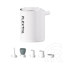 Flextail Tiny Pump X Kompakt 3 az 1-ben tölhető kempingpumpa (800 mAh, 180 l/perc, fehér)