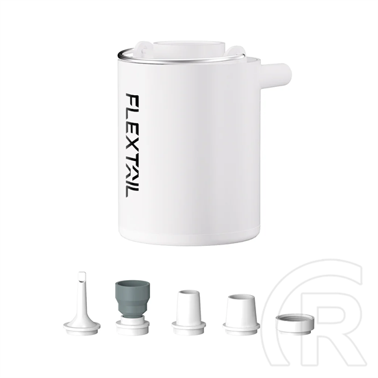 Flextail Tiny Pump X Kompakt 3 az 1-ben tölhető kempingpumpa (800 mAh, 180 l/perc, fehér)