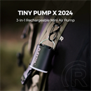 Flextail Tiny Pump X Kompakt 3 az 1-ben tölhető kempingpumpa (800 mAh, 180 l/perc, fekete)