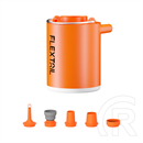 Flextail Tiny Pump X Kompakt 3 az 1-ben tölhető kempingpumpa (800 mAh, 180 l/perc, narancs)