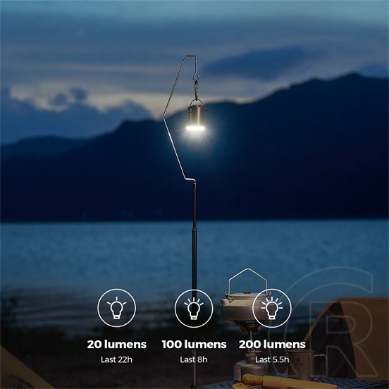 Flextail Tiny Pump X Kompakt 3 az 1-ben tölhető kempingpumpa (800 mAh, 180 l/perc, narancs)