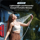 Flextail Tiny Shower Ultrakönnyű hordozható zuhany 2,5L/perc vízáramlással