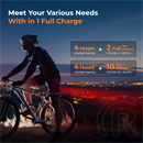 Flextail Tiny Tire Pump ACS hordozható elektromos kerékpárpumpa LED lámpával (3,7Wh, 120 PSI)
