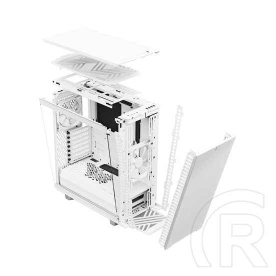 Fractal Design Define 7 Compact (ATX, ablakos, fehér)