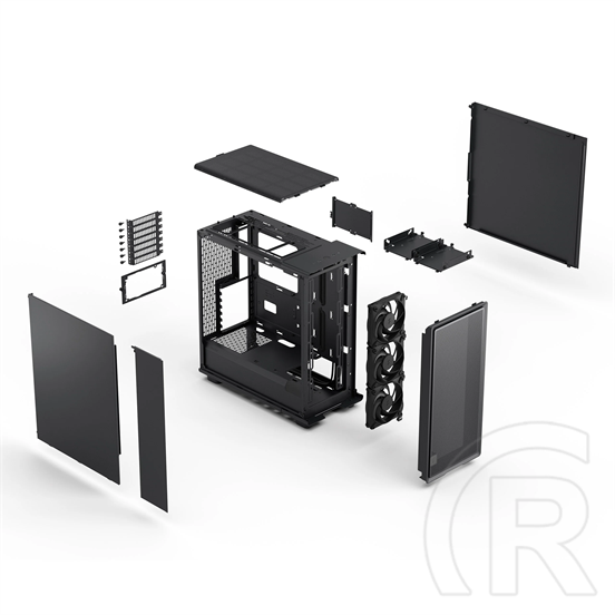 Fractal Design Epoch Black Solid ház (ATX, fekete)