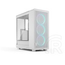 Fractal Design Epoch White TG RGB Clear Tint ház (ATX, ablakos, fehér)