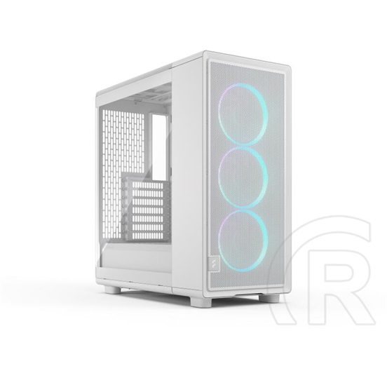 Fractal Design Epoch White TG RGB Clear Tint ház (ATX, ablakos, fehér)