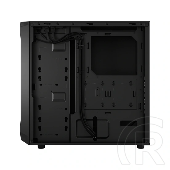 Fractal Design Focus 2 Black Solid ház (ATX, fekete)
