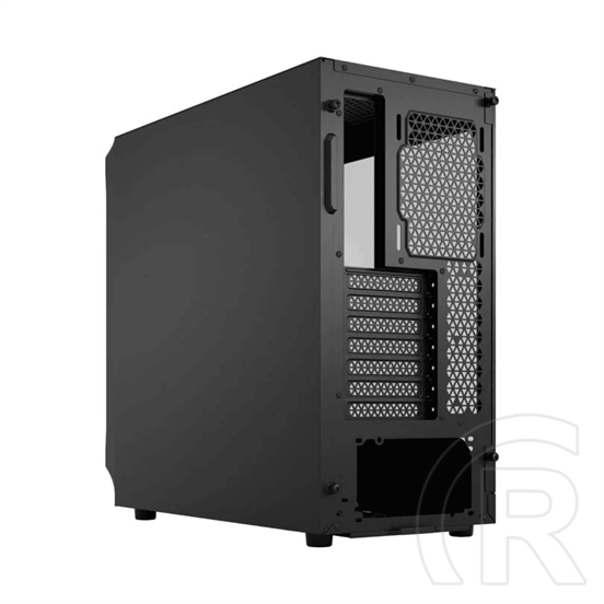 Fractal Design Focus 2 Black TG Clear Tint (MicroATX, Ablakos, fekete)
