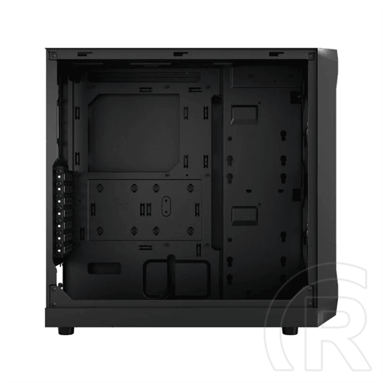 Fractal Design Focus 2 Black TG Clear Tint (MicroATX, Ablakos, fekete)