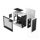 Fractal Design Focus 2 RGB White TG Clear Tint ház (ATX, ablakos, fehér)
