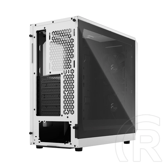 Fractal Design Focus 2 RGB White TG Clear Tint ház (ATX, ablakos, fehér)
